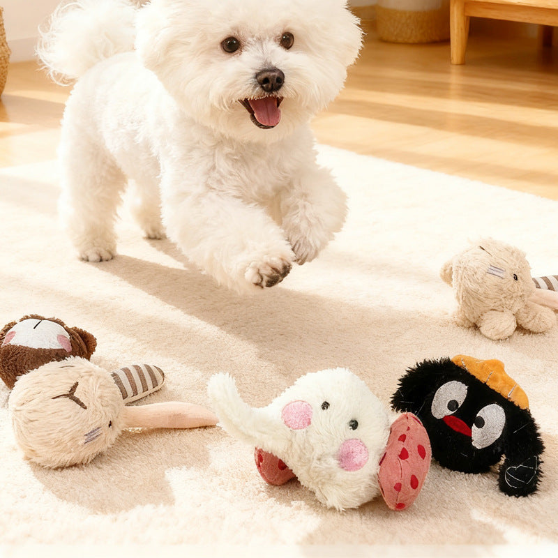 Squeaky Plush Chew Toy